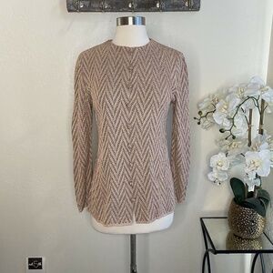 Brenda French by French Rags Knit Coral Cardigan